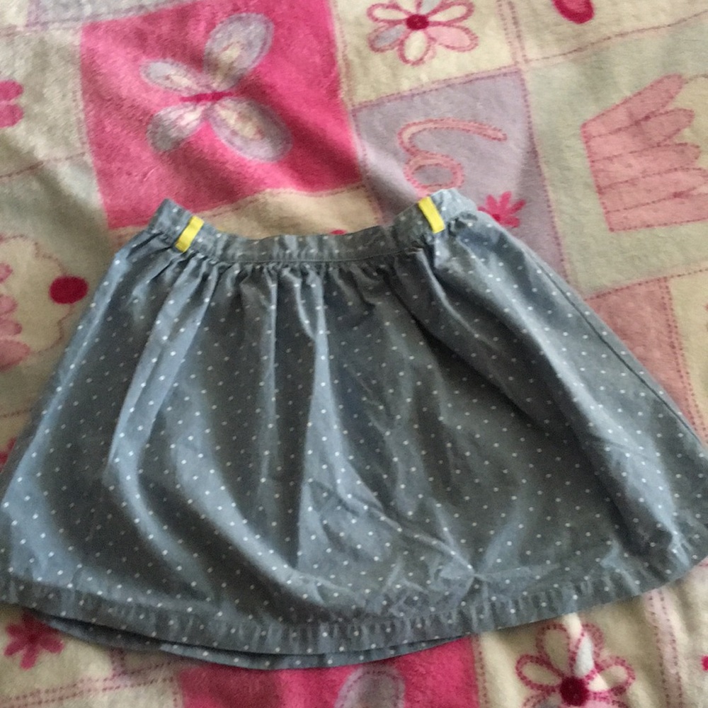 NWOT Blue polka dotted skirt